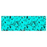 Flower Texture Textile Banner and Sign 6  x 2  Front