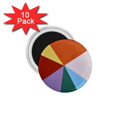 Colorful Paper Art Materials 1 75  Magnets (10 Pack)  by Wegoenart