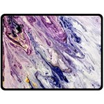 Marble Pattern Texture Fleece Blanket (Large)  80 x60  Blanket Front