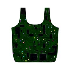 Board Conductors Circuits Full Print Recycle Bag (m) by Jancukart