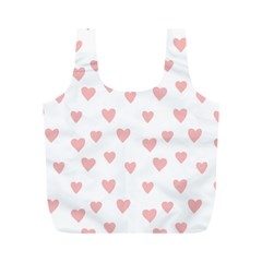 Small Cute Hearts Full Print Recycle Bag (m) by ConteMonfrey