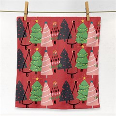 Christmas Tree Icon Face Towel by danenraven