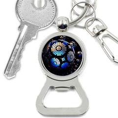 Illustration Tech Galaxy Robot Bot Science Bottle Opener Key Chain by danenraven