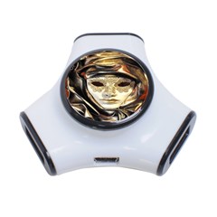 Artistic Venetian Mask 3-port Usb Hub by ConteMonfrey