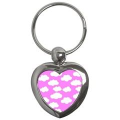 Purple Clouds   Key Chain (heart) by ConteMonfreyShop