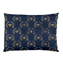 Blue Golden Bee   Pillow Case by ConteMonfreyShop