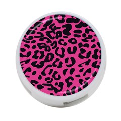 Leopard Print Jaguar Dots Pink 4-port Usb Hub (one Side) by ConteMonfreyShop