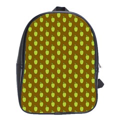 All The Green Apples School Bag (xl) by ConteMonfreyShop