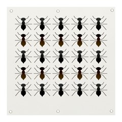 Ant Insect Pattern Cartoon Ants Banner And Sign 3  X 3  by Ravend