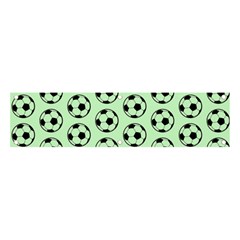 Pattern Ball Soccer Background Banner And Sign 4  X 1  by Wegoenart