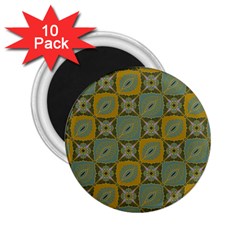 Batik-tradisional-01 2 25  Magnets (10 Pack)  by nateshop