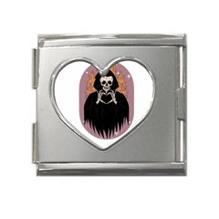 Halloween Mega Link Heart Italian Charm (18mm) by Sparkle