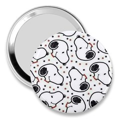 Dog Pattern 3  Handbag Mirrors