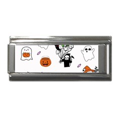 Halloween Jack O Lantern Vector Superlink Italian Charm (9mm) by Ravend