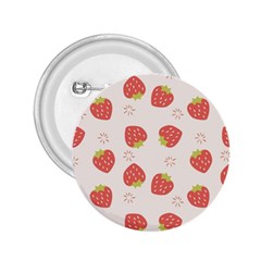 Strawberries Pattern Design 2 25  Buttons by Wegoenart