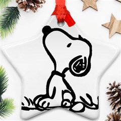 Snoopy Love Ornament (star) by Jancukart