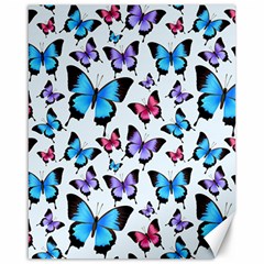 Decorative-festive-trendy-colorful-butterflies-seamless-pattern-vector-illustration Canvas 16  X 20  by Wegoenart