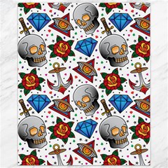 Full Color Flash Tattoo Patterns Canvas 11  X 14  by Wegoenart