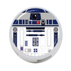 Robot R2d2 R2 D2 Pattern 4-port Usb Hub (two Sides) by Jancukart