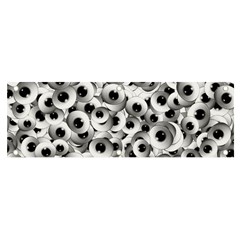 Eyes Drawing Motif Random Pattern Banner And Sign 6  X 2  by dflcprintsclothing