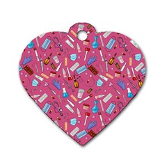 Medical Devices Dog Tag Heart (one Side) by SychEva