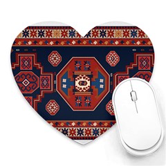 Armenian Carpet Heart Mousepad by Gohar