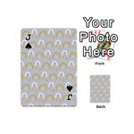 Rainbow pattern Playing Cards 54 Designs (Mini) Front - SpadeJ