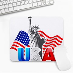 New York City Holiday United States Usa Large Mousepad by Jancukart