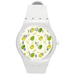 Easter Green Eggs  Round Plastic Sport Watch (m) by ConteMonfrey