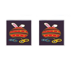 Game Lover Easter - Two Joysticks Cufflinks (square) by ConteMonfrey