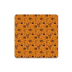 Halloween  Square Magnet by Valentinaart