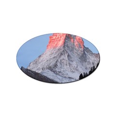 Matterhorn Mountain High Mountains Landscape Sticker Oval (10 Pack) by danenraven