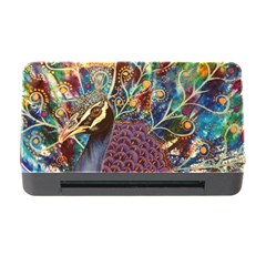 Peacock Mixed Media Bird Animal Memory Card Reader With Cf by danenraven