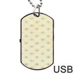 x mas texture pack 3 Dog Tag USB Flash (One Side) Front