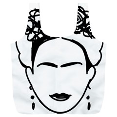 Frida Kahlo  Full Print Recycle Bag (xxl) by Sobalvarro