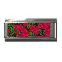 Seamless-pattern-with-colorful-bush-roses Superlink Italian Charm (9mm)