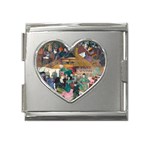 Moulin Rouge One Mega Link Heart Italian Charm (18mm) Front