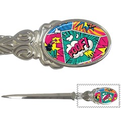 Comic Colorful Seamless Pattern Letter Opener by Pakemis