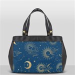 Seamless-galaxy-pattern Oversize Office Handbag (2 Sides) Front