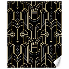 Art-deco-geometric-abstract-pattern-vector Canvas 16  X 20  by Pakemis