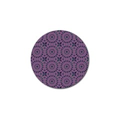 Kaleidoscope Scottish Violet Golf Ball Marker by Mazipoodles