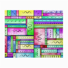 Colorful Pattern Small Glasses Cloth by gasi