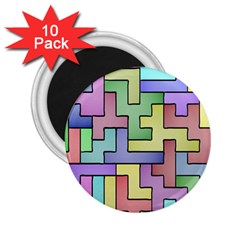 Colorful Stylish Design 2 25  Magnets (10 Pack)  by gasi