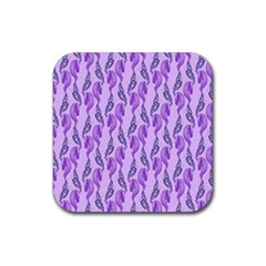 Unicorn Butterfly Rubber Coaster (square) by Sparkle