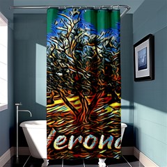 Colorful Verona Olive Tree Shower Curtain 36  X 72  (stall)  by ConteMonfrey