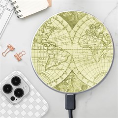 Vintage Mapa Mundi  Wireless Charger by ConteMonfrey