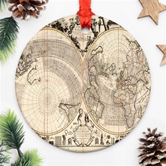 Mapa Mundi - 1774 Ornament (round) by ConteMonfrey