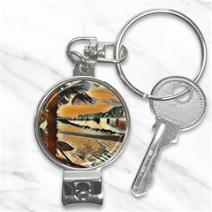 End Of The Day On The Lake Garda, Italy  Nail Clippers Key Chain by ConteMonfrey