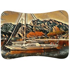 Art Boats Garda, Italy  Velour Seat Head Rest Cushion by ConteMonfrey