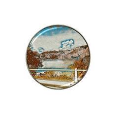 Side Way To Lake Garda, Italy  Hat Clip Ball Marker by ConteMonfrey